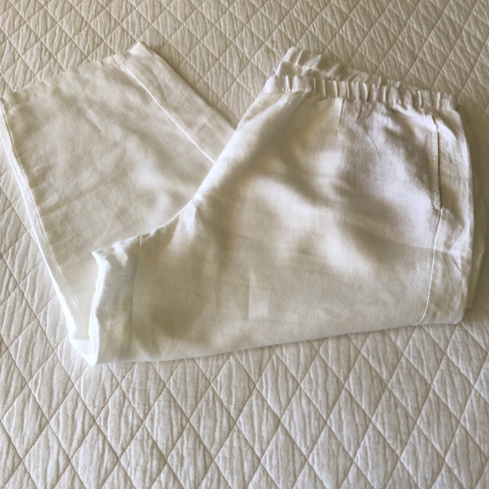 J Jill ladies relaxed linen pants